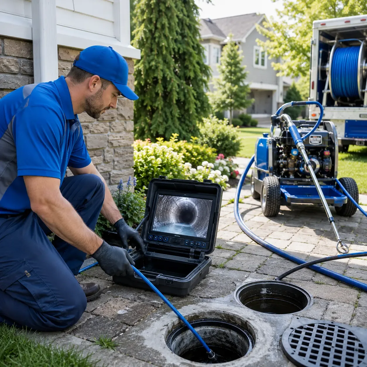 Outdoor drain cleaning professionals serving Allen, KY